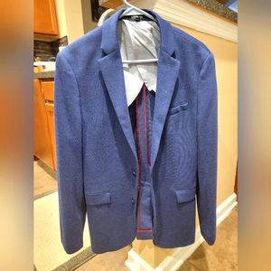 Express mens blue medium casual blazer fits like 38r roughly